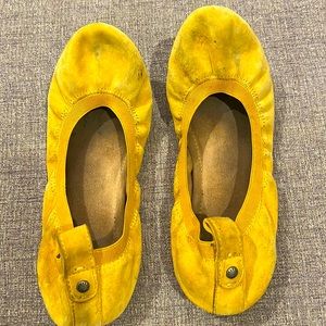 Bass suede ballet flats - YELLOW